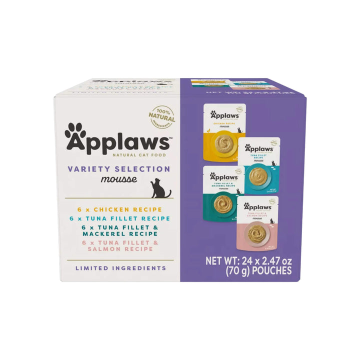 Applaws Grain Free Limited Ingredient Mousse Wet Cat Food Pouches Front