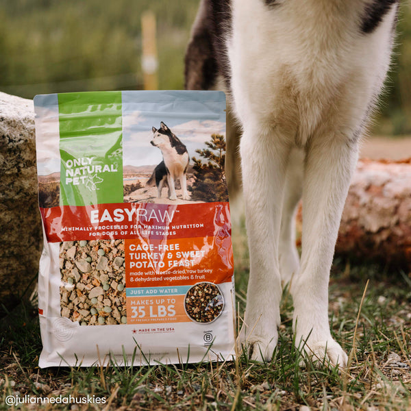 EasyRaw CageFree Turkey Dehydrated Dog Food Only Natural Pet