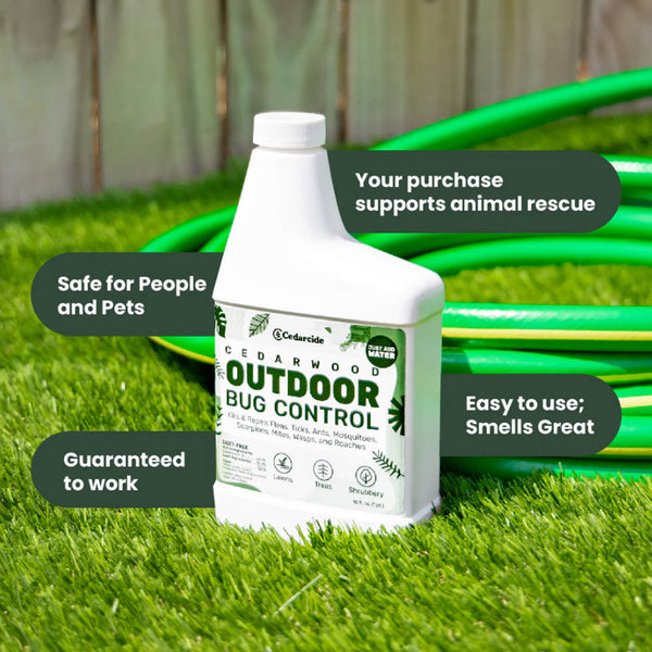CedarCide Pco Choice Biological Outdoor Insect Control Yard & Lawn Infographic