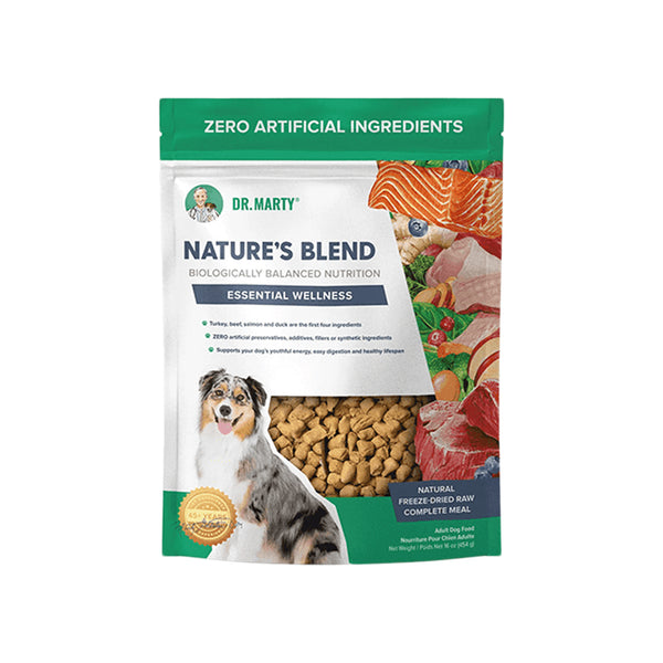 Dr. Marty Nature’s Blend Essential Wellness Freeze Dried Dog Food