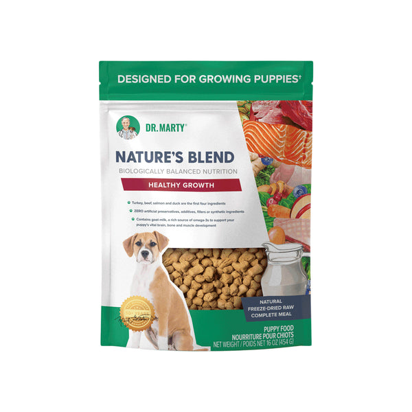 Dr. Marty Nature’s Blend Healthy Growth Freeze Dried Dog Food