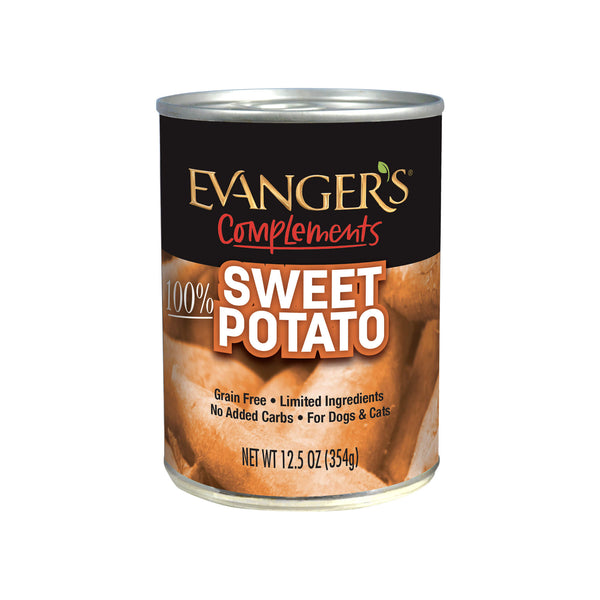 Evanger's Canned Sweet Potato for Dogs & Cats Can Front