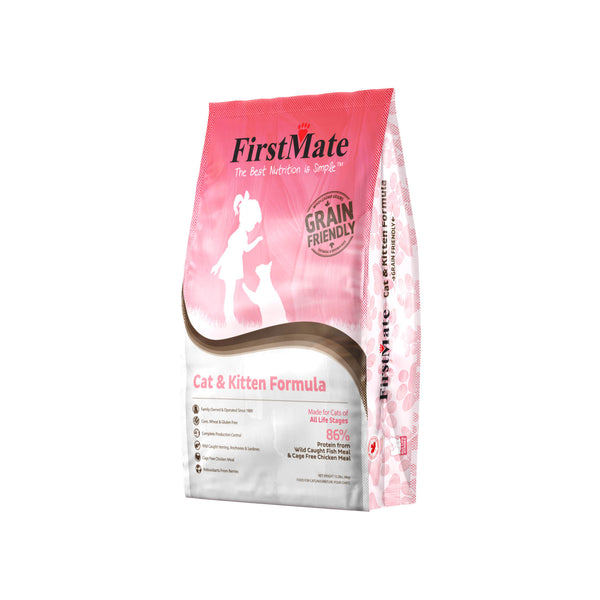 FirstMate Grain Friendly Chicken & Ocean Fish Dry Cat Food