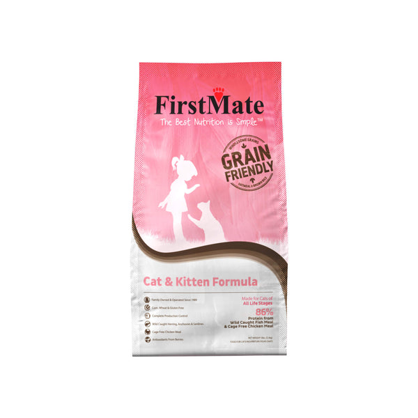 FirstMate Grain Friendly Chicken & Ocean Fish Dry Cat Food