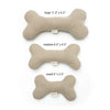 Boba & Vespa Hemp Dog Bone Toys Sizes
