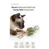 CATWANT Woven Silvervine Gall Fruit Candy Cat Toy