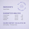 Caledon Farms Sweet Potato Chews for Dogs Ingredients and Analysis