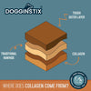 Dogginstix Beef Collagen UFO Dog Chew Collagen Layers