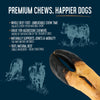 Dogginstix Beef Foot Dog Chew Premium Chews. Happier Dogs