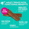 Dogswell Skin and Coat Jerky Dog Treat Salmon Functional Benefits