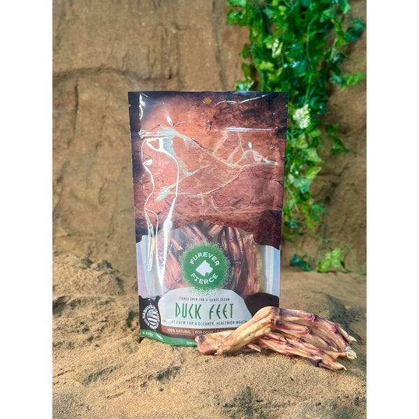 Furever Fierce Duck Feet Treats for Dogs Spread