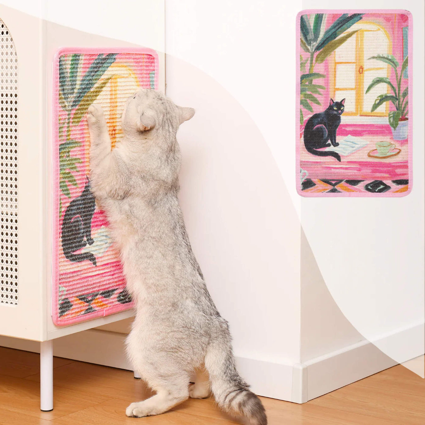 Cat Stratching Mat Furrther Art-Inspired Sisal Cat Scratching Mats | Only Natural Pet