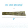 Icelandic+ Wild-Caught Cod Short Skins for Dogs Size