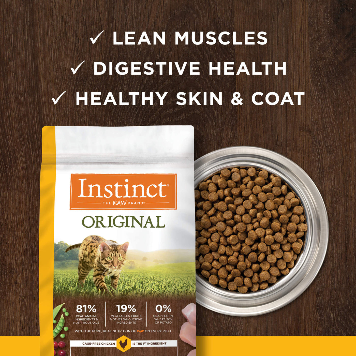 nature's instinct l-carnitine for cats Original Grain Free Recipe Variety Pack Natural Wet Canned Cat Food by Variety, 3 Ounce (Pack of 12) : Pet Supplies packed with animal protein for strong Instinct Original Grain Free Real