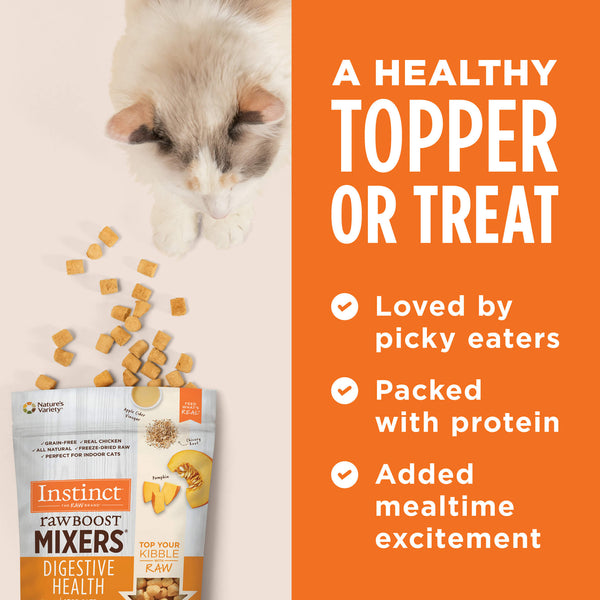 Instinct Raw Boost Mixers Digestive Health Topper for Cats Topper or Treat