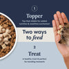 Instinct Raw Boost Mixers Grain Free Freeze Dried Cat Food Toppers Two Ways to Feed