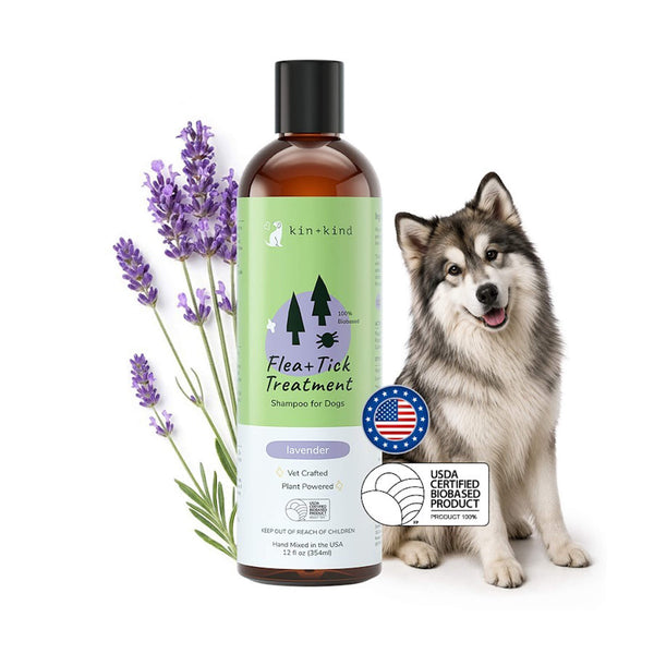 Kin + Kind Flea & Tick Shampoo for Dogs