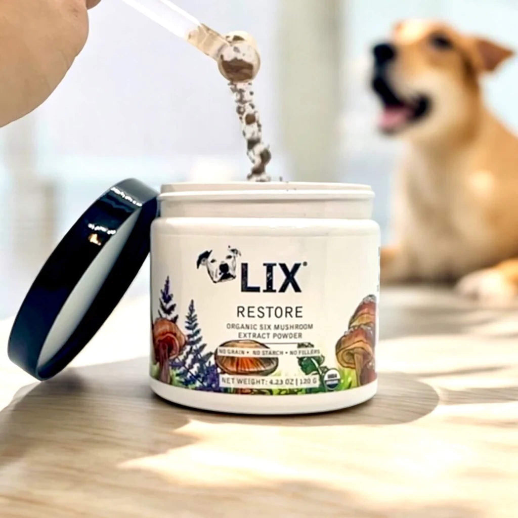 LIX Restore Organic Mushroom Powder for Dogs & Cats | Only Natural Pet