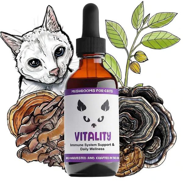 MycoDog Vitality Liquid Immune Support Supplement for Cats Spread