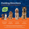 NaturVet All-In-One Daily Essentials Powder for Dogs & Cats Feeding Directions