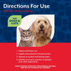 NaturVet Aller-911 Anti-Lick Allergy Aid Paw Spray for Dogs & Cats Directions For Use