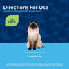 NaturVet Lickable Calming Supplement with Melatonin for Cats Directions for Use
