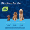NaturVet Lickable Calming Supplement with Melatonin for Dogs Directions for Use