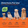 NaturVet All-In-One Senior Dog Daily Care with 8-in-1 Support Directions for Use