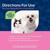 NaturVet Tear Stain Topical Remover Plus Aloe Vera for Dogs & Cats Directions For Use