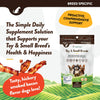 NaturVet Breed Specific Toy & Small Breed Dog Soft Chews Simple Daily Solution