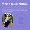 NutriSource Amplifull Skin & Coat Soft Chews for Dogs What's Inside matters