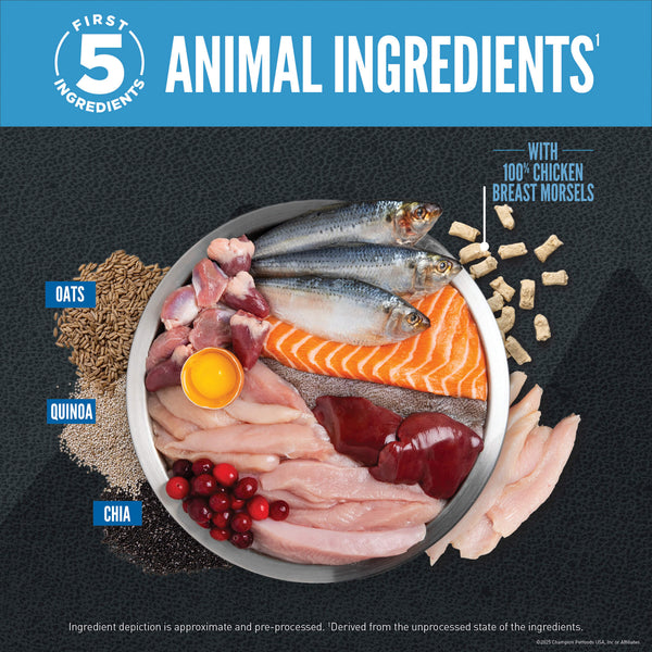 Orijen Wild Reserve Grain Inclusive Chicken Dry Dog Food 5 Animal Ingredients