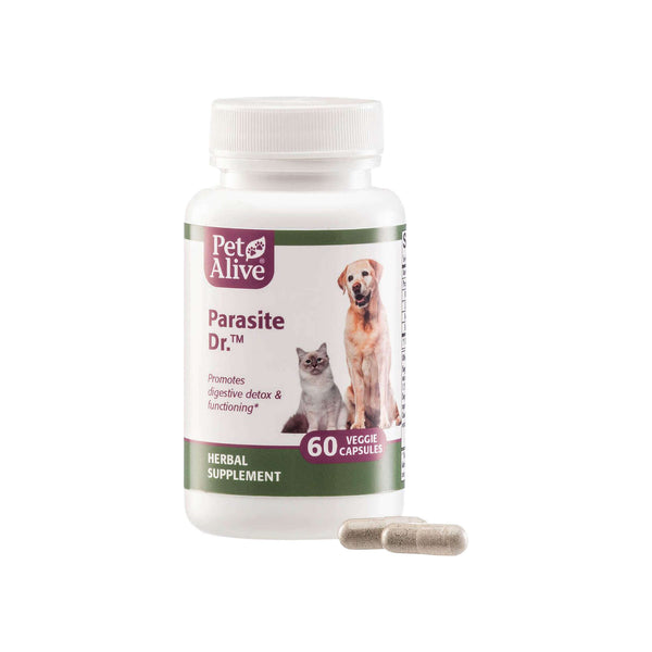 PetAlive Parasite Dr Bottle with Capsules