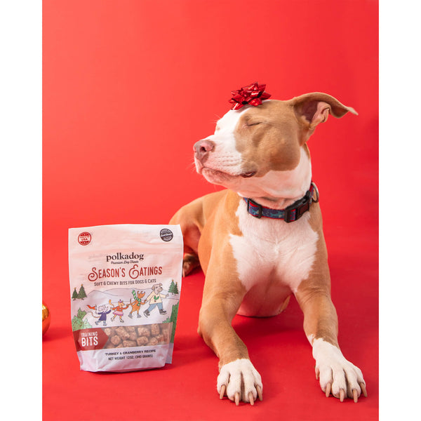 Polkadog Holiday Soft & Chewy Dog Treats Seasons Eatings Dog Gift
