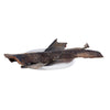 Scout & Zoe's Carpius Maximus Carp Planks Dehydrated Fish Skins for Dogs & Cats on a Plate