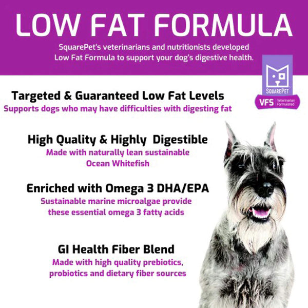 Square Pet VFS Low Fat Formula Dry Dog Food Benefits