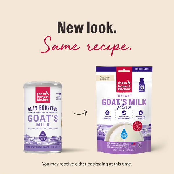 The Honest Kitchen Daily Boosters Instant Goat's Milk Transition