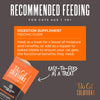 Tiki Cat Solutions Supplement Digestive Support Sachets for Cats Recommended Feeding