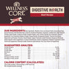 Wellness CORE Grain Free Digestive Health Pate Wet Dog Food Beef Recipe Ingredients