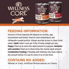 Wellness CORE Grain Free Digestive Health Pate Wet Dog Food Feeding Guide