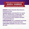 Wellness Bowl Boosters Simply Shreds Wet Toppers for Dogs Food Chicken & Beef Nutrition