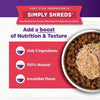 Wellness Bowl Boosters Simply Shreds Wet Toppers for Dogs Food Chicken & Salmon Benefits
