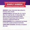 Wellness Bowl Boosters Simply Shreds Wet Toppers for Dogs Food Chicken & Salmon Nutrition