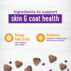 Wellness Shine Skin & Coat Support Soft Chews for Dogs Supports Skin & Coat