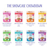 Weruva Slide N' Serve Grain Free Pate Wet Cat Food Pouches Showcase Chowdown Variety Pack Counts