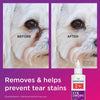 Wondercide Rescue Eye Drops for Dogs & Cats Tear Stains Before & After
