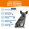 Zesty Paw Senior Advanced Hip & Joint Bites for Dogs Benefits