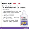 Zymox Enzymatic Ear Solution with Hydrocortisone for Cats & Kittens Directions