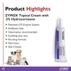 Zymox Topical Cream with Hydrocortisone for Dogs & Cats Highlights