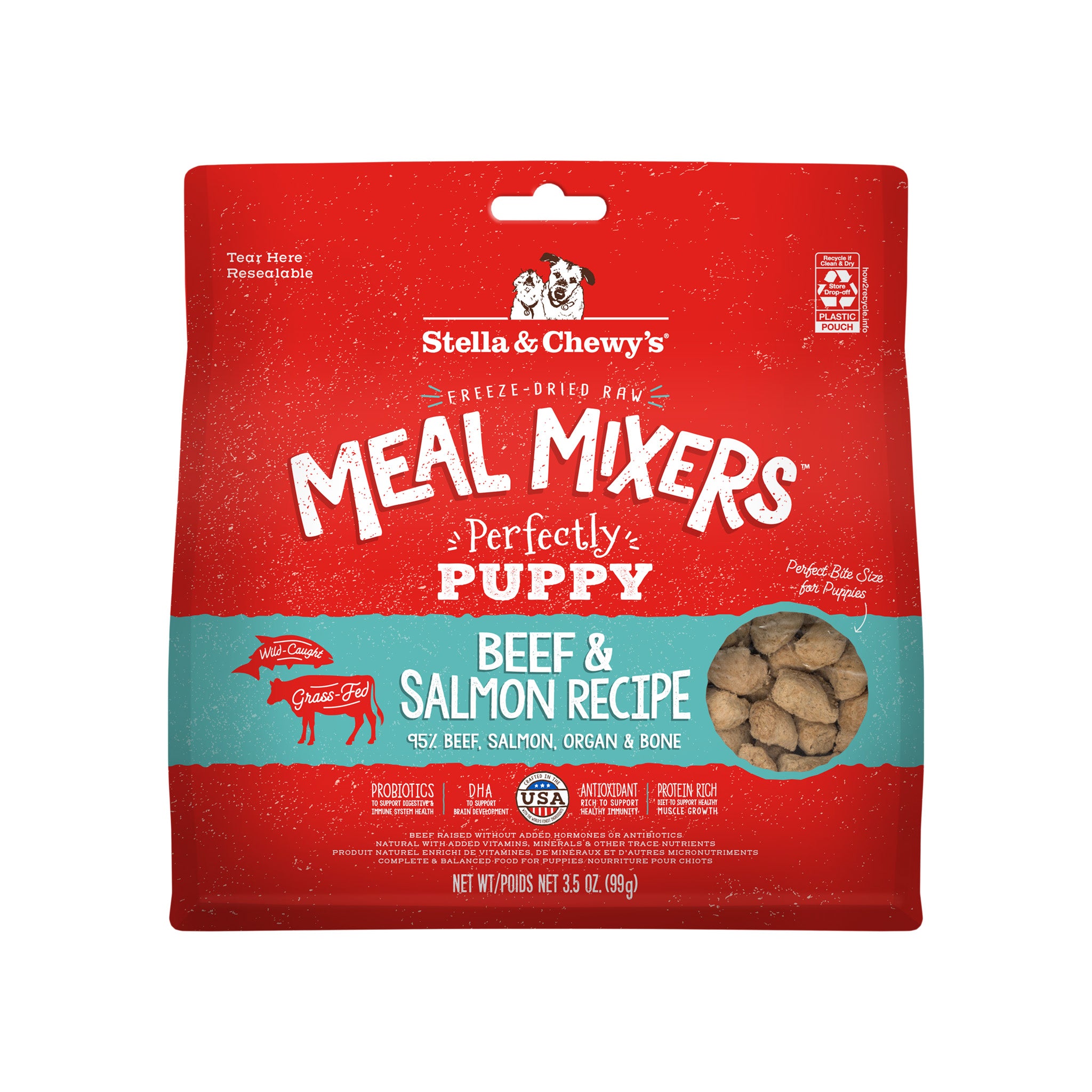 Stella & Chewy's Puppy Meal Mixer Beef & Salmon – Only Natural Pet